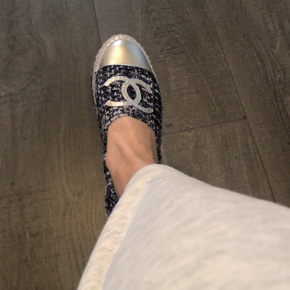 Chanel blue & silver espadrilles 💙 - Picture 8 of 10
